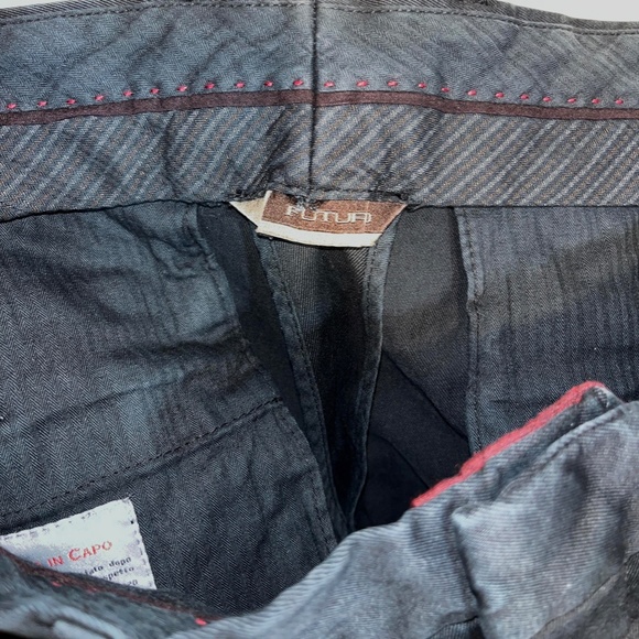 Futuro Handmade Italian Suit, Black Cotton, Jacket/Pants, Euro Size 50 (40R) NEW - Picture 9 of 11